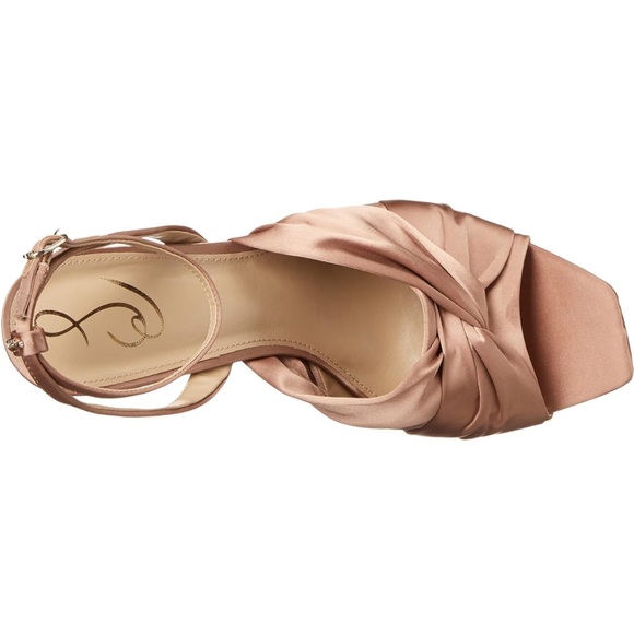 SAM EDELMAN Lavendar Metallic Stiletto Heel Sandals
(Soft Praline) - Picture 4 of 10